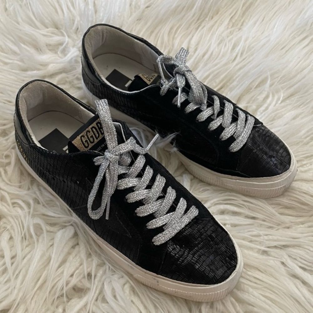 Golden Goose Deluxe Brand Distressed May Sneakers Size 39